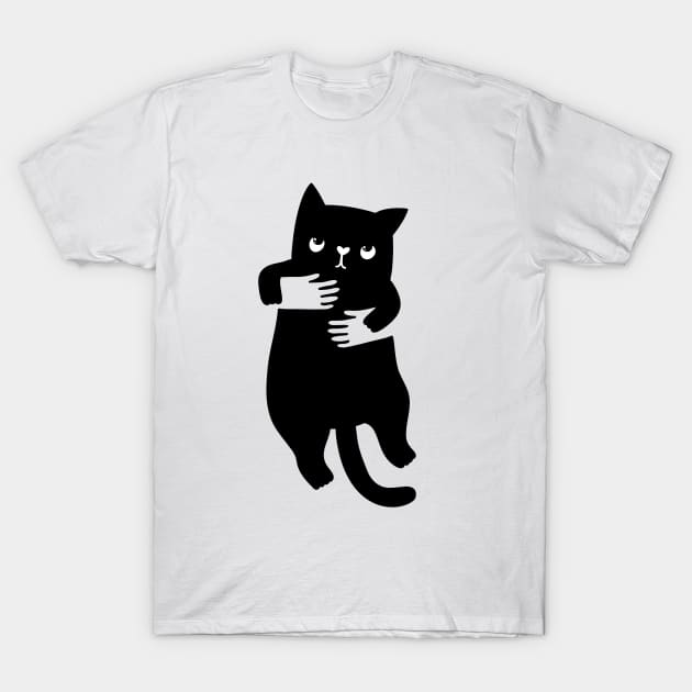 Hand Cat T-Shirt by kostolom3000